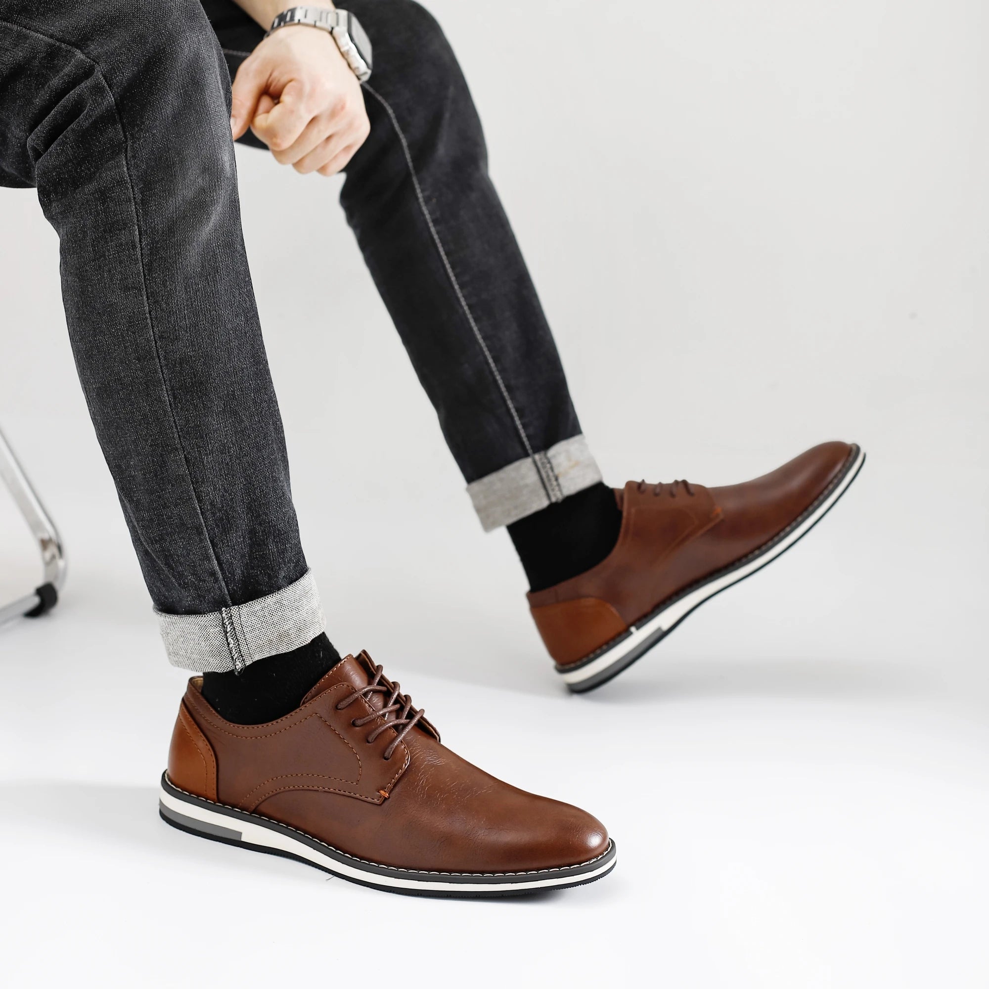 Sapato Casual Masculino Marrom Valmont