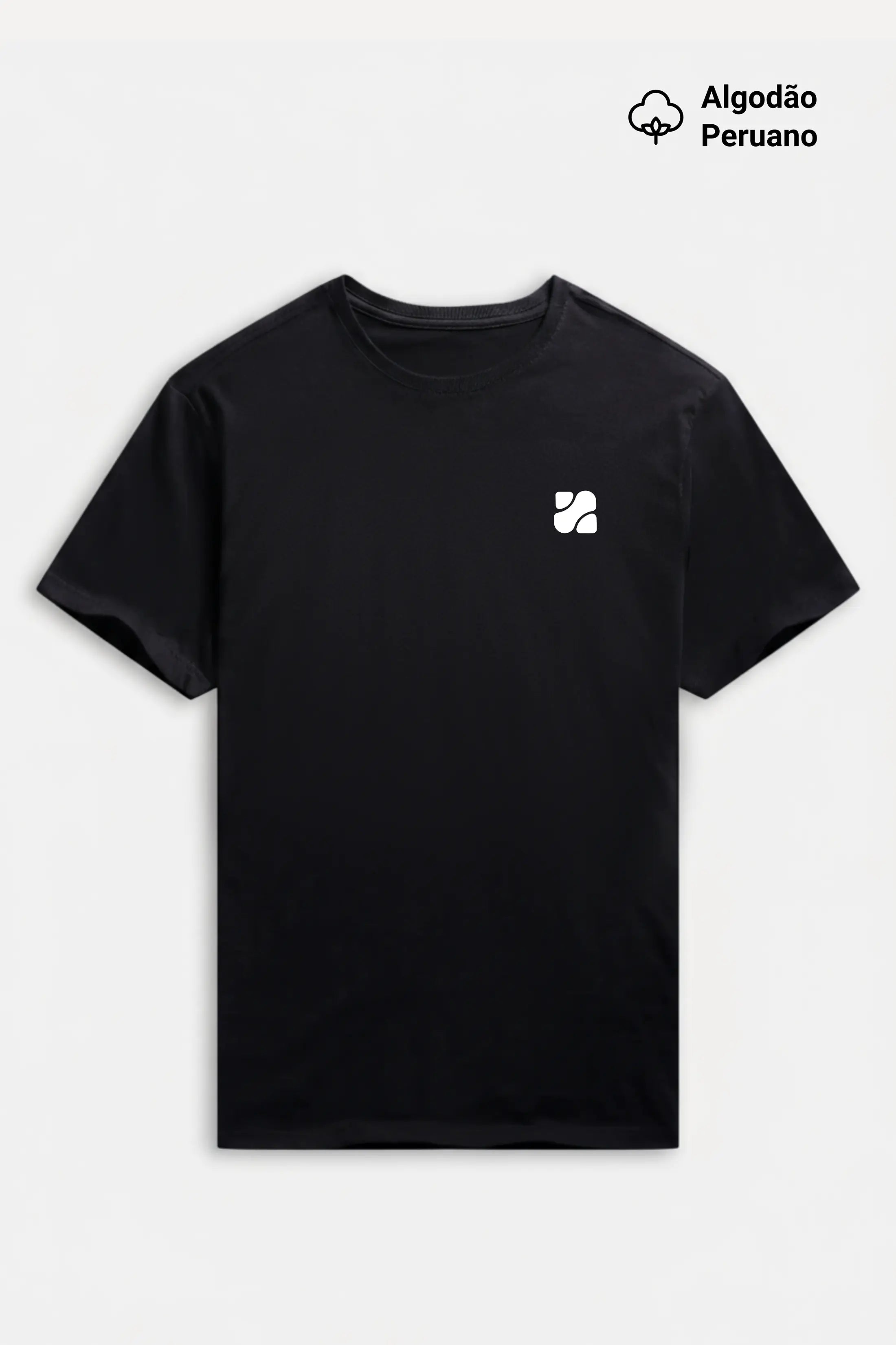 Camiseta Masculina Preta Asha