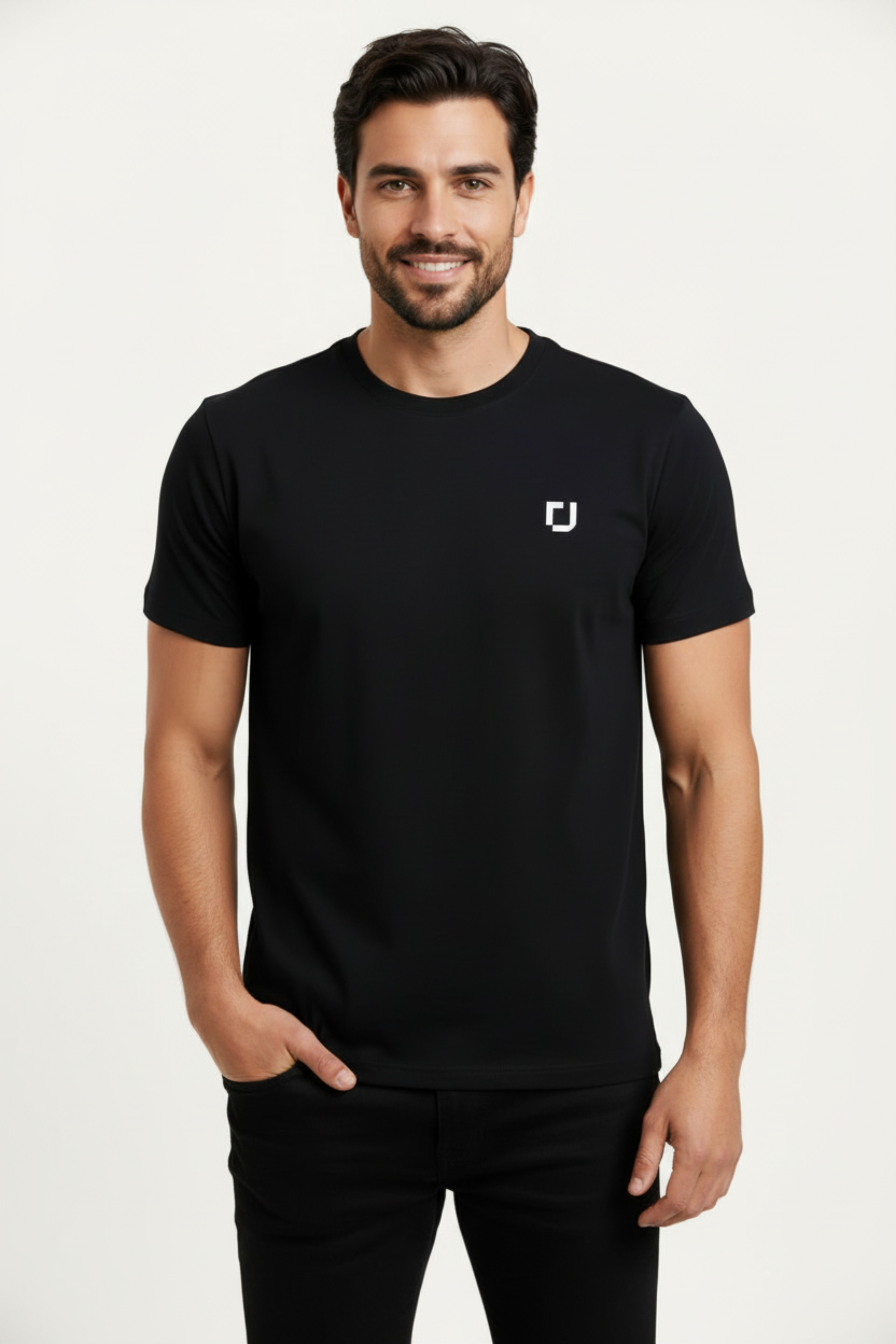 Camiseta Masculina Preta Axis