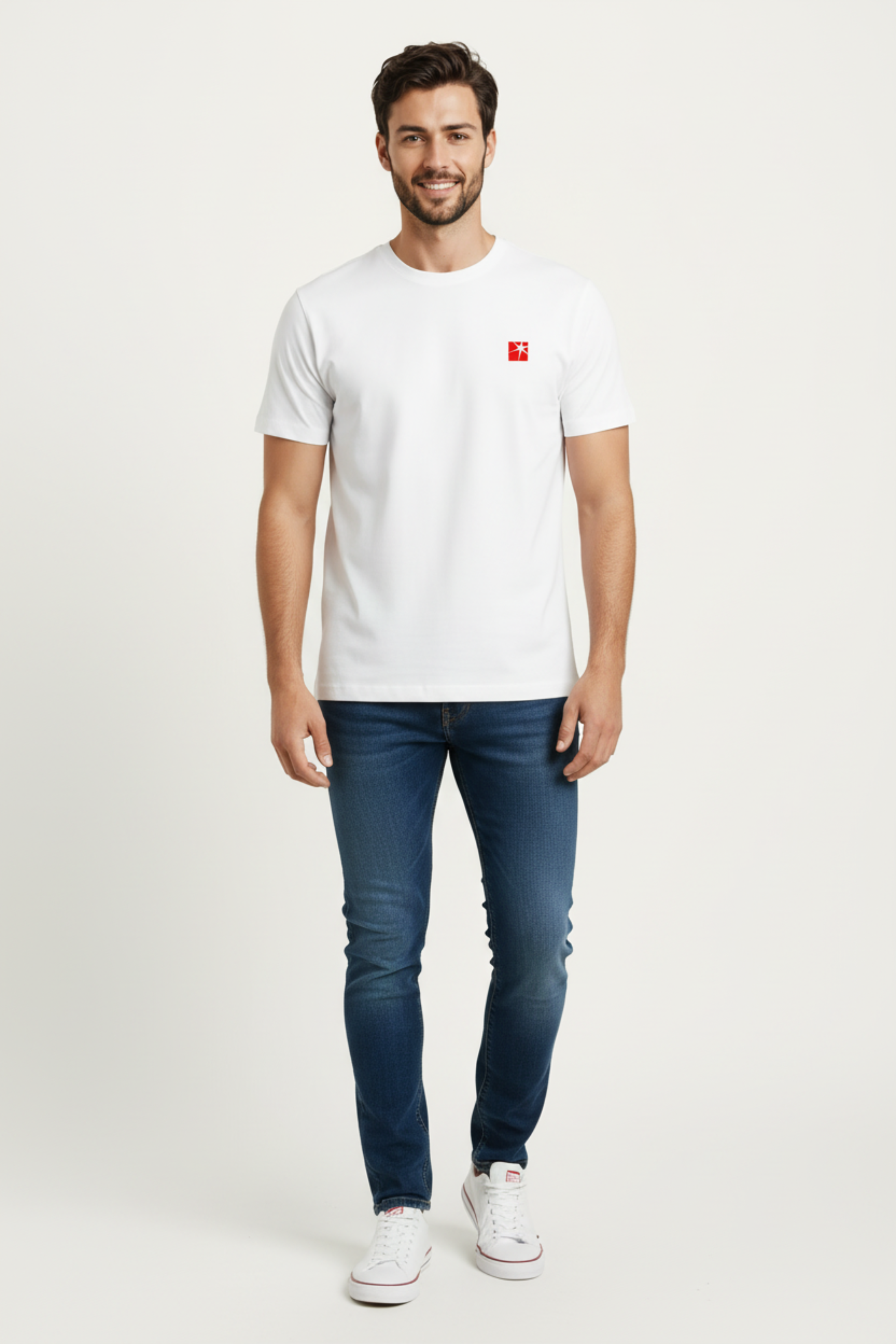 Camiseta Masculina Branca Aera