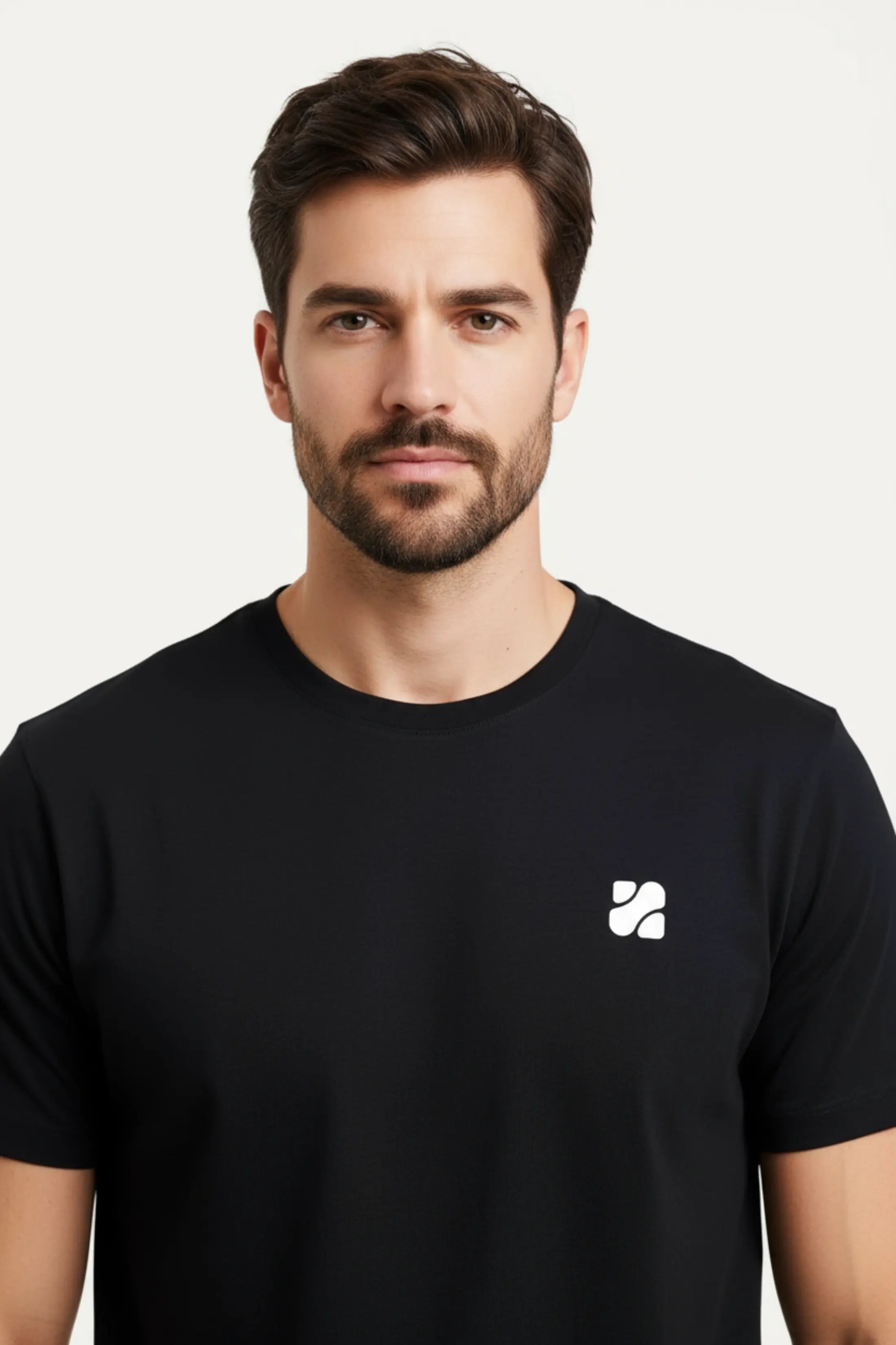 Camiseta Masculina Preta Asha
