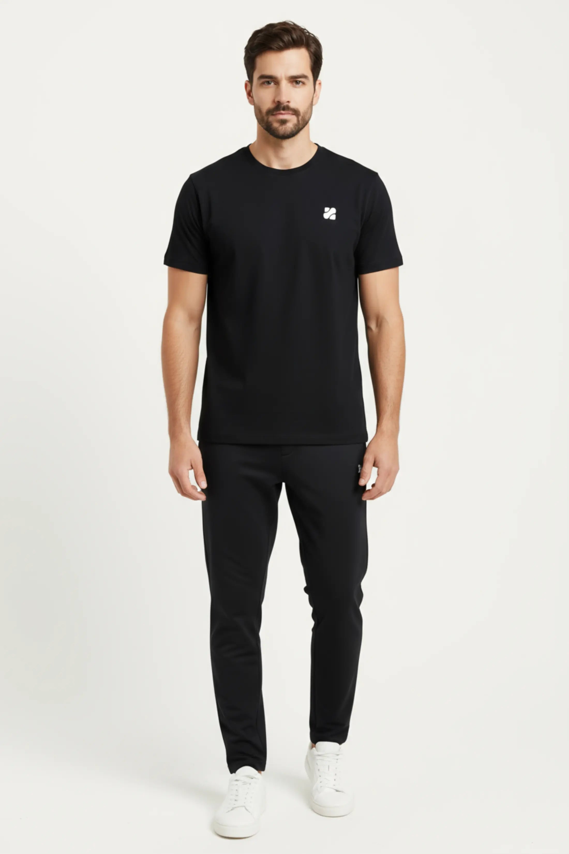 Camiseta Masculina Preta Asha