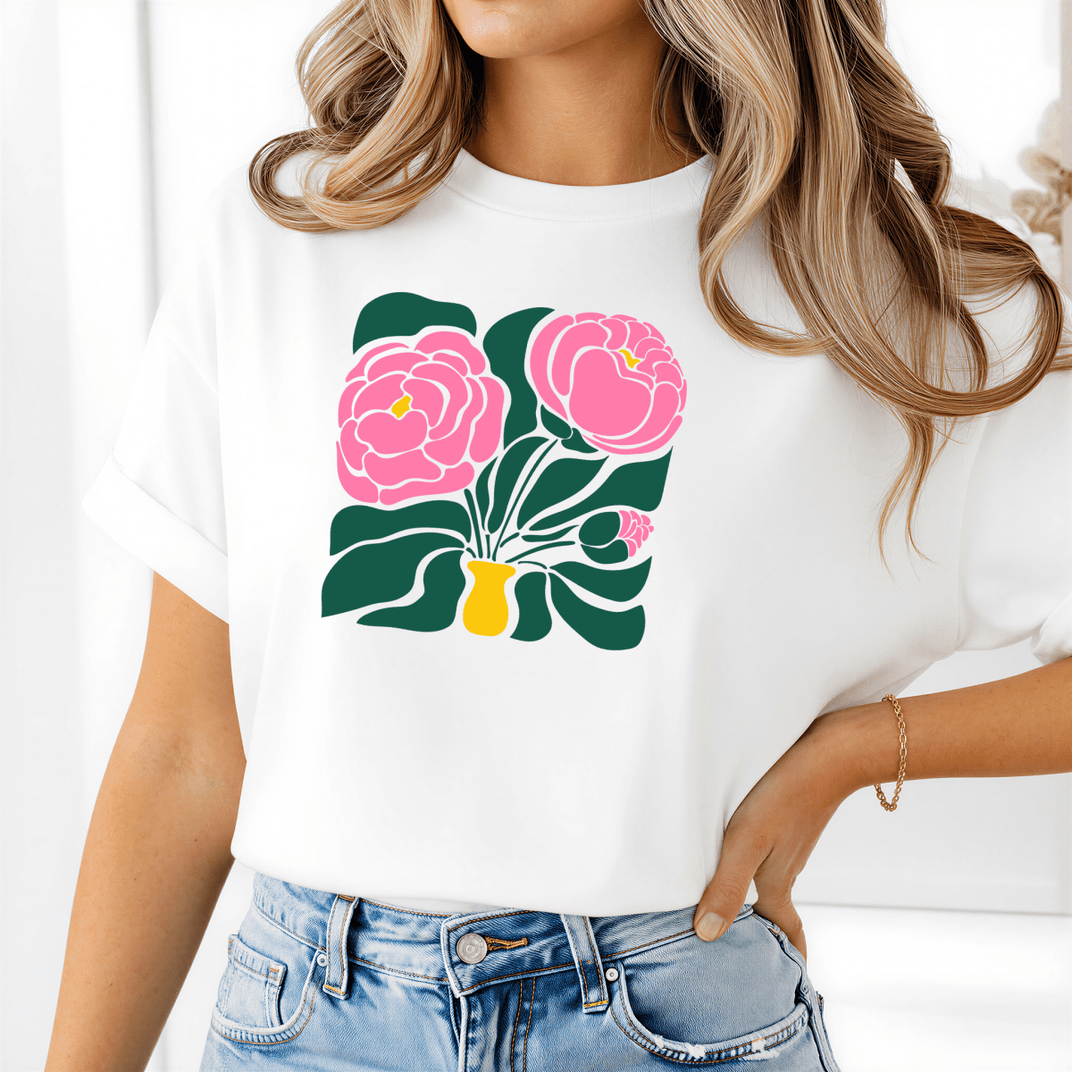 Camiseta Feminina Casual de Manga Curta Aurora - Ravian