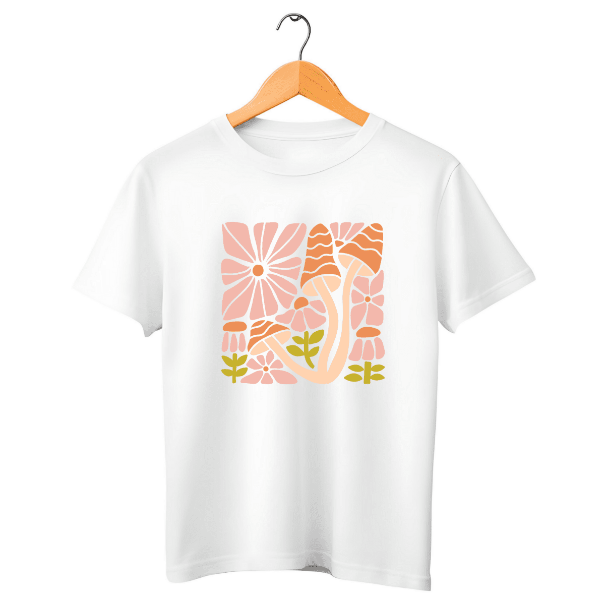 Camiseta Feminina Casual de Manga Curta Blossia - Ravian