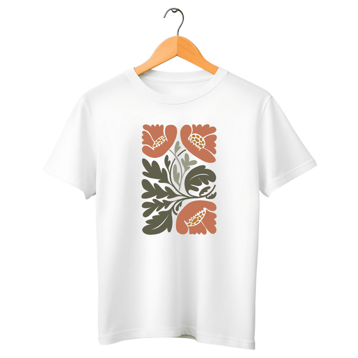 Camiseta Feminina Casual de Manga Curta Lunaria - Ravian