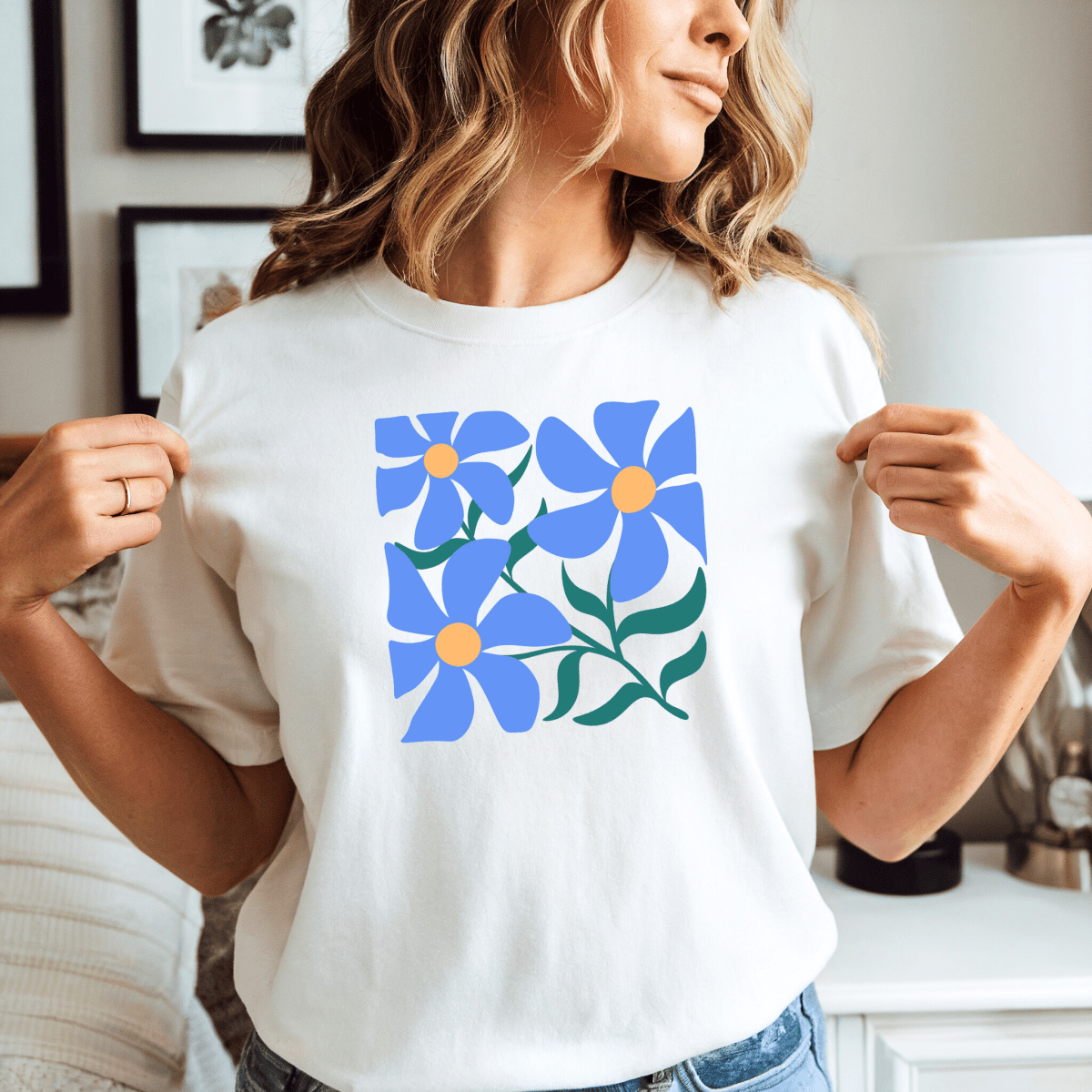 Camiseta Feminina de Algodão Casual Lunel - Ravian