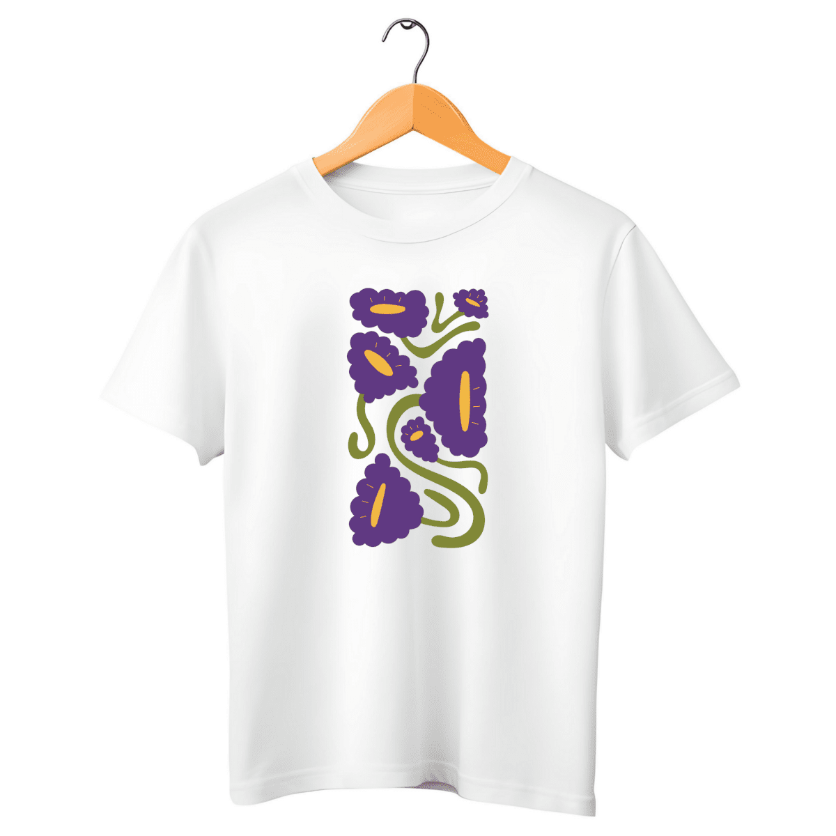 Camiseta Feminina de Algodão de Manga Curta Evanna - Ravian