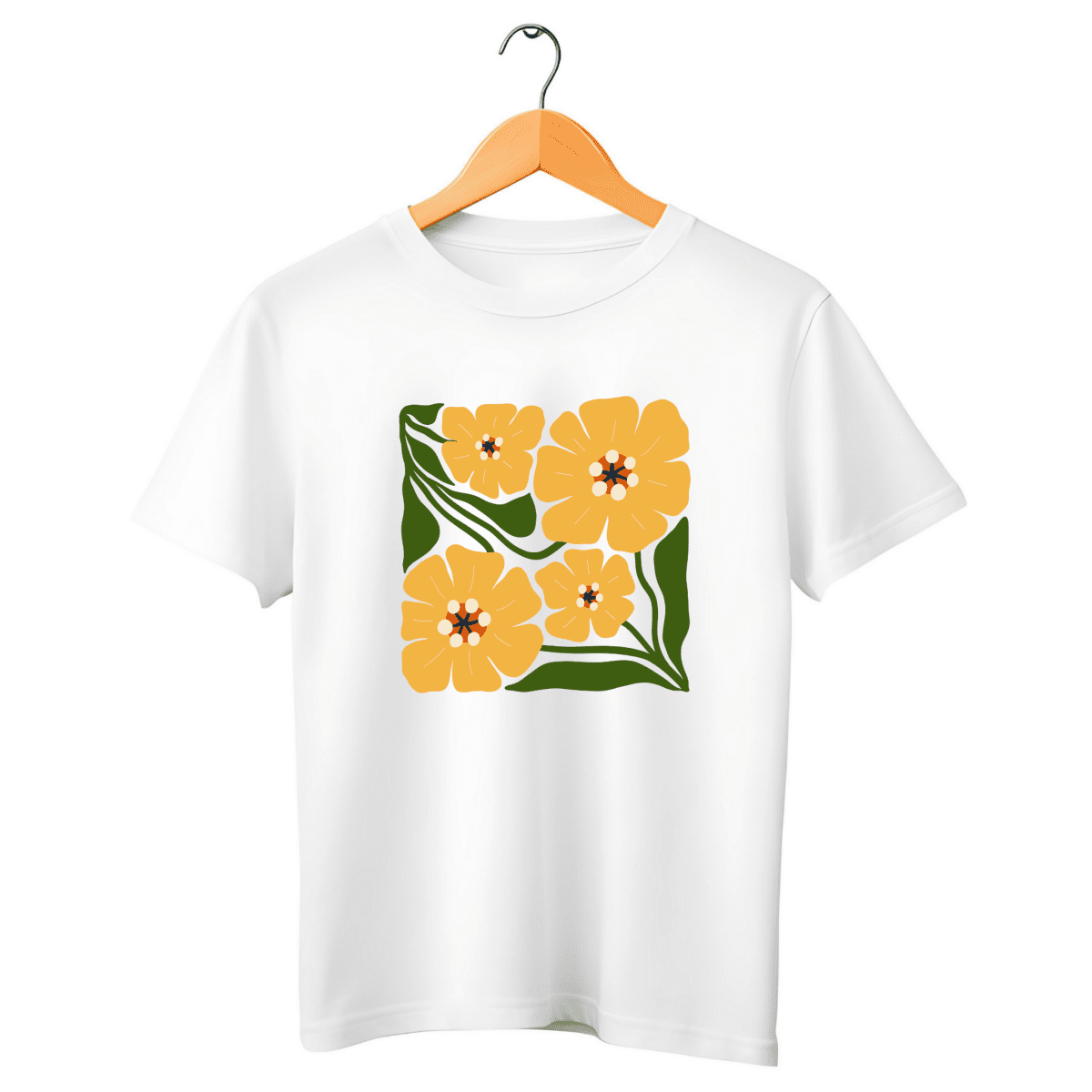 Camiseta Feminina de Manga Curta Casual Mellora - Ravian