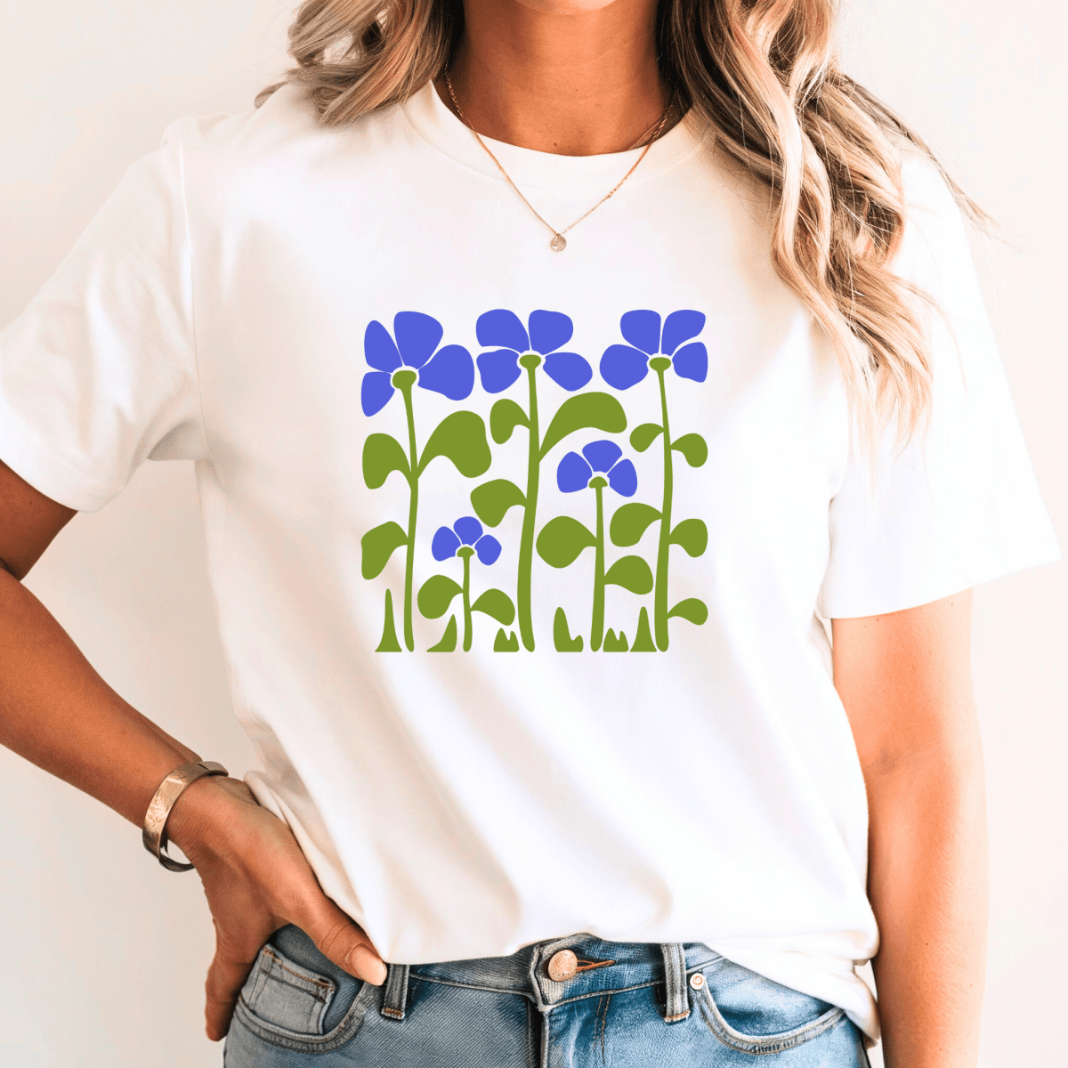 Camiseta Feminina de Manga Curta de Algodão Almira - Ravian