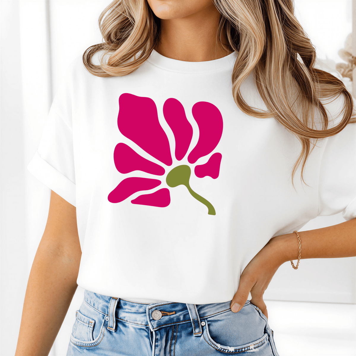 Camiseta Feminina de Manga Curta de Algodão Ayla - Ravian