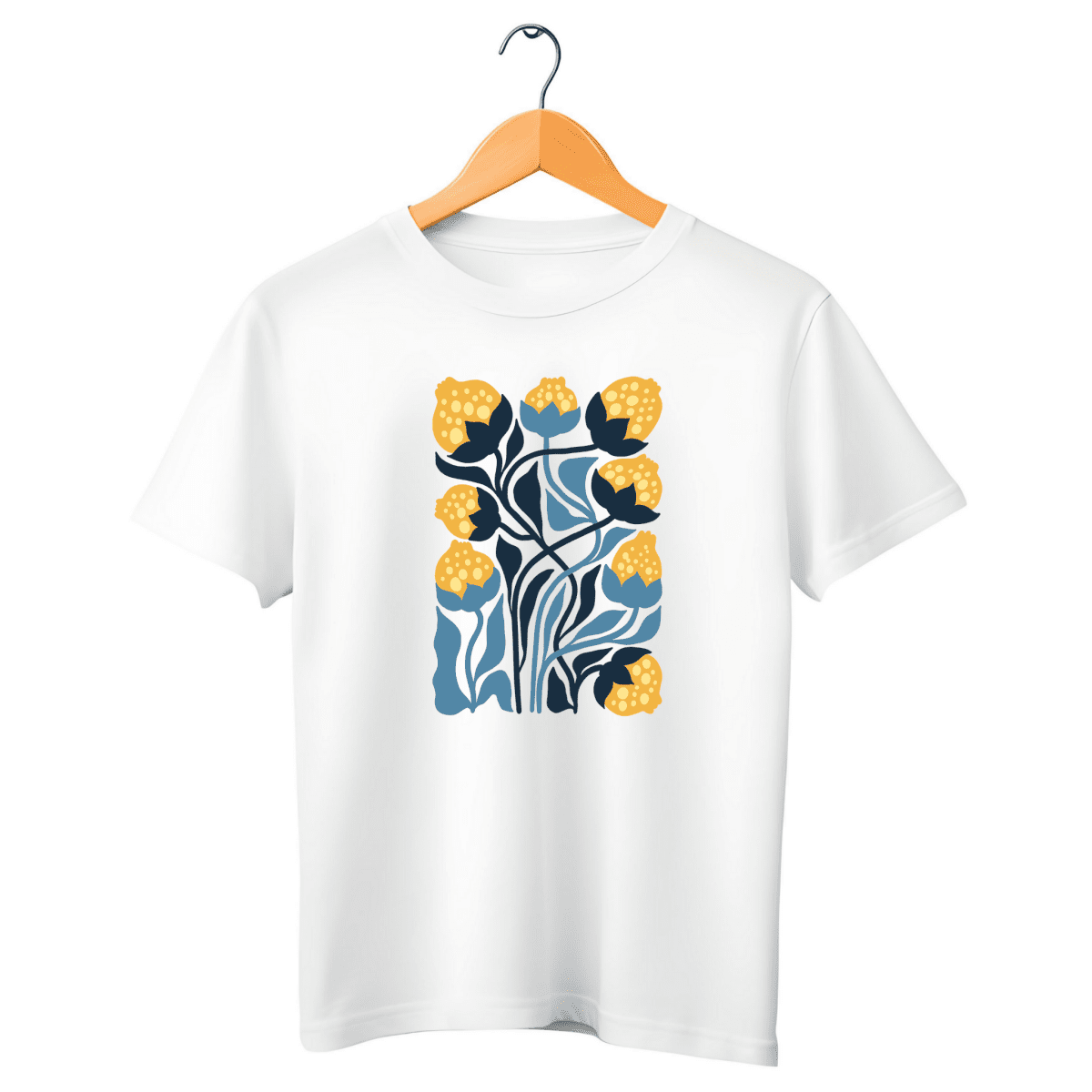 Camiseta Feminina de Manga Curta de Algodão Orlena - Ravian