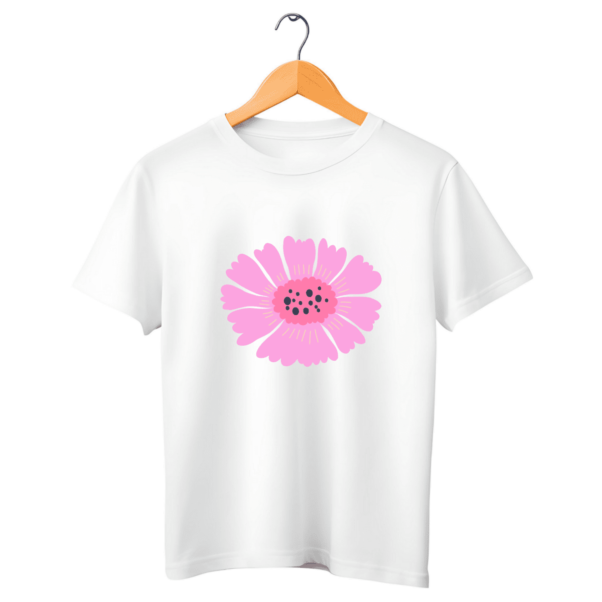Camiseta Feminina de Manga Curta de Algodão Viana - Ravian