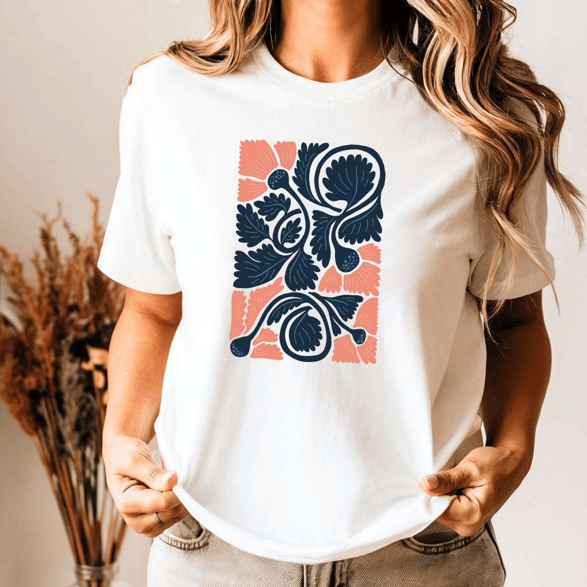 Camiseta Feminina de Manga Curta Estampada Aralia - Ravian
