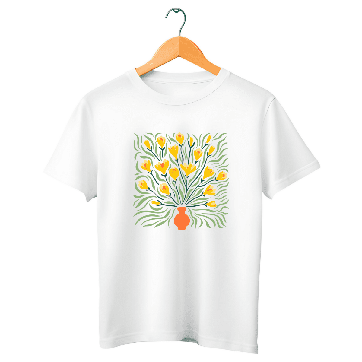 Camiseta Feminina de Manga Curta Estampada Esmera - Ravian