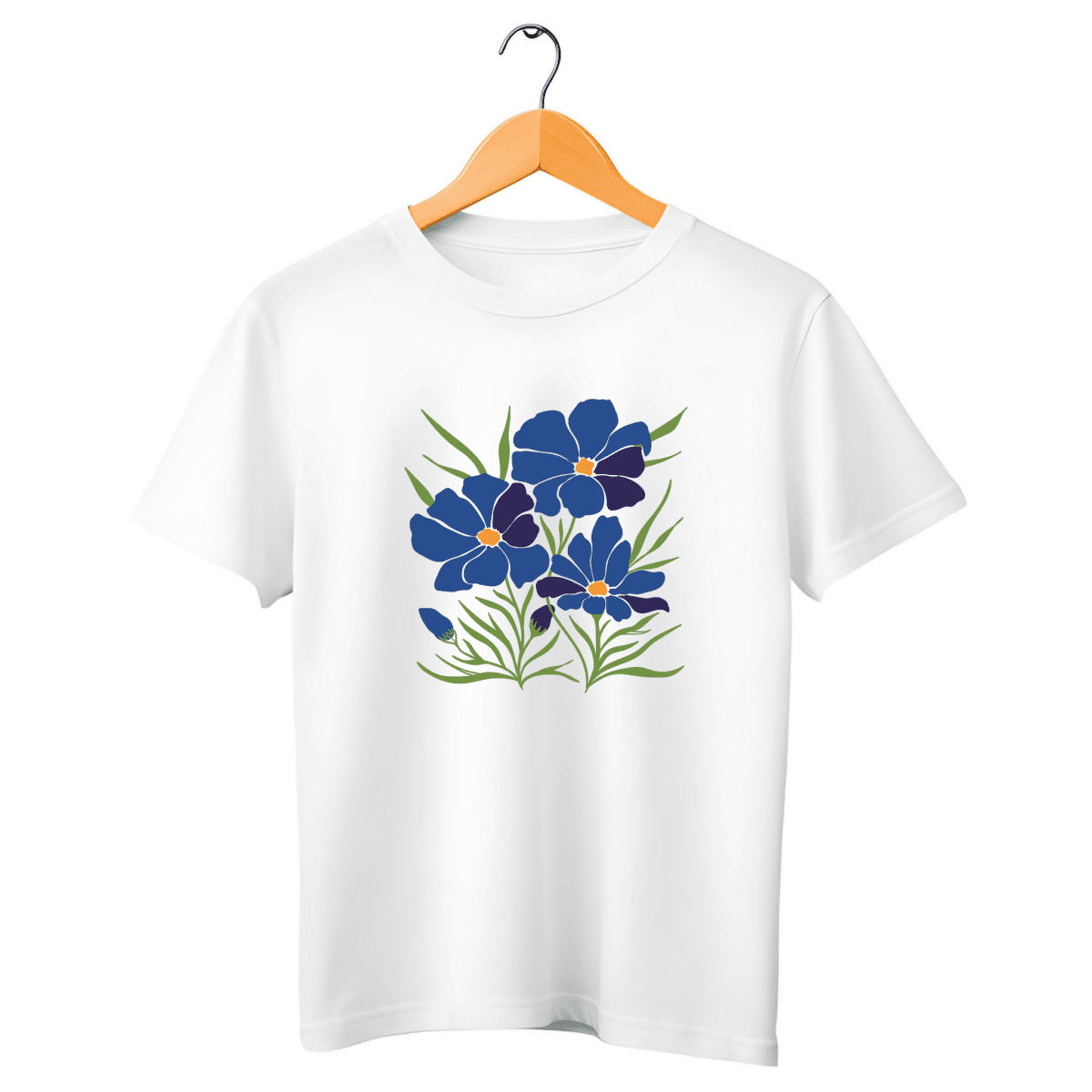 Camiseta Feminina de Manga Curta Estampada Nahara - Ravian