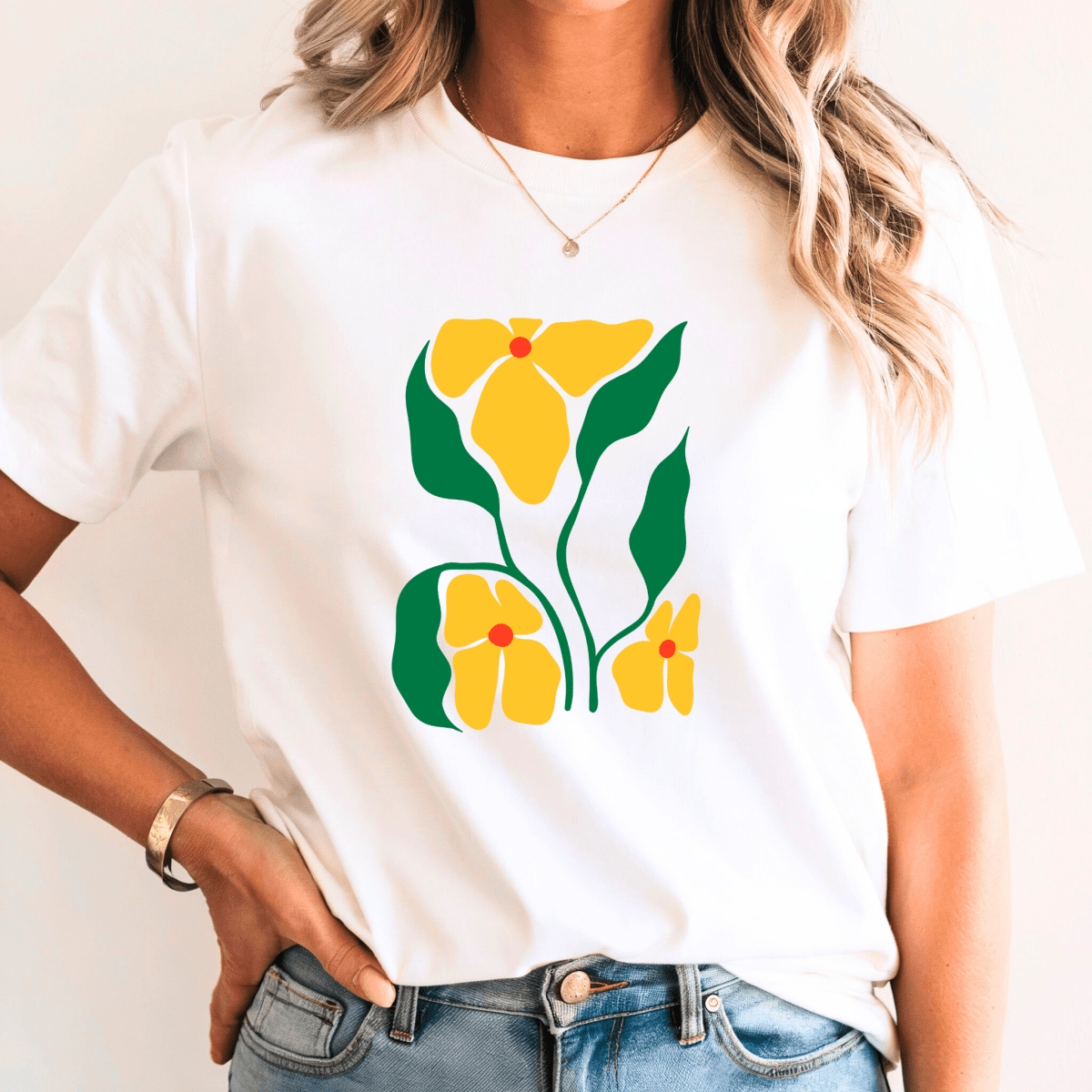 Camiseta Feminina Estampada Casual Selara - Ravian