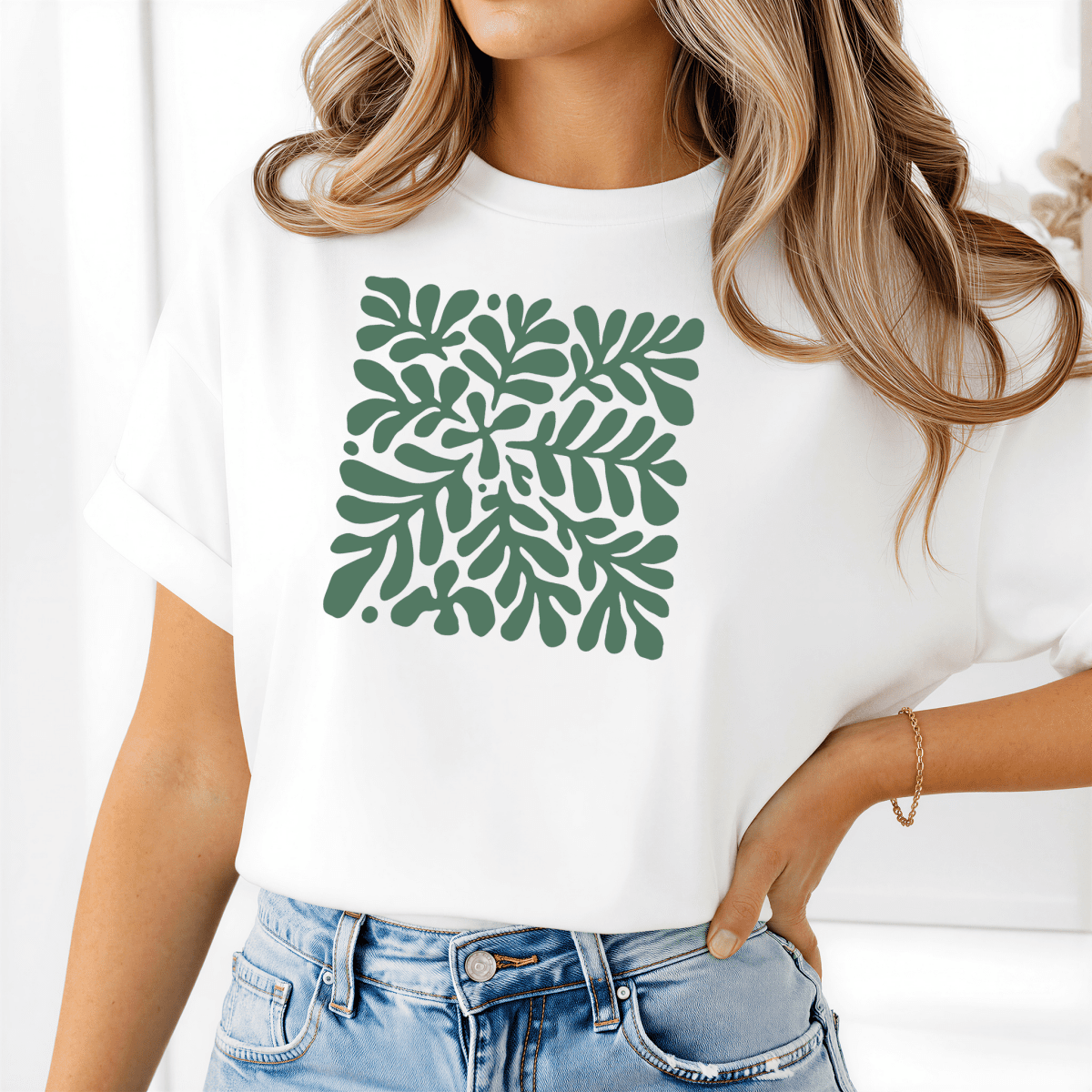 Camiseta Feminina Estampada de Algodão Anika - Ravian