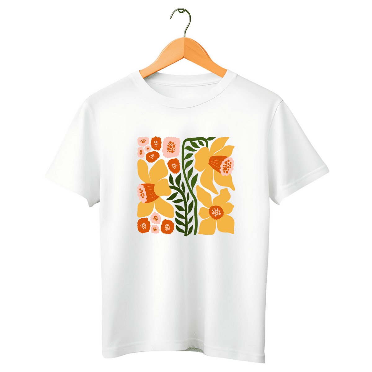 Camiseta Feminina Estampada de Algodão Fiorine - Ravian