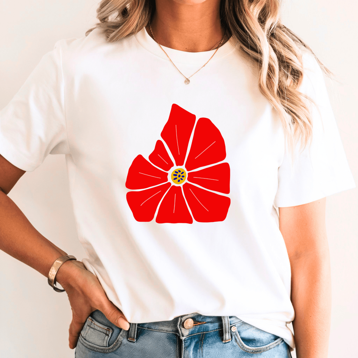 Camiseta Feminina Estampada de Algodão Kaira - Ravian