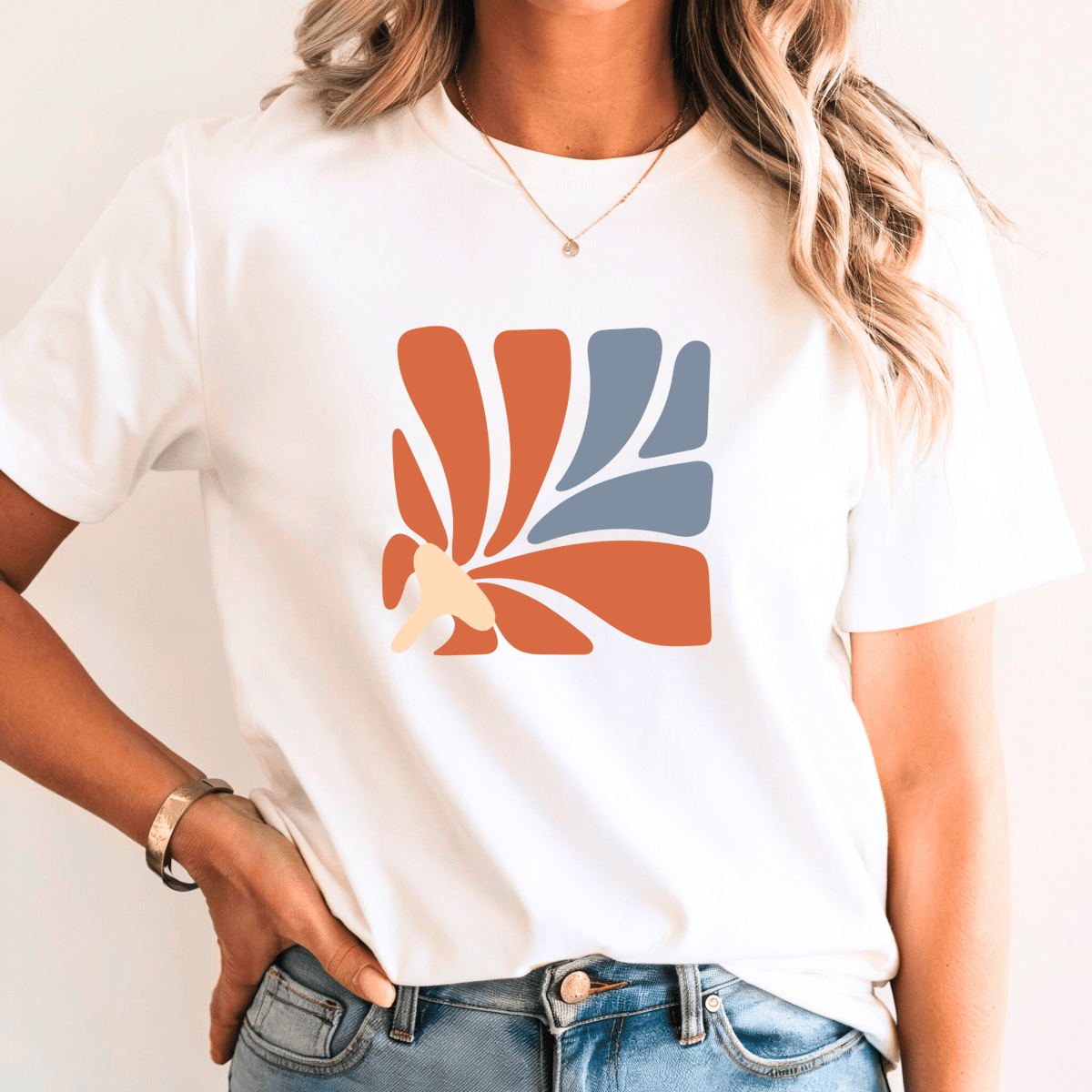 Camiseta Feminina Estampada de Algodão Lumira - Ravian
