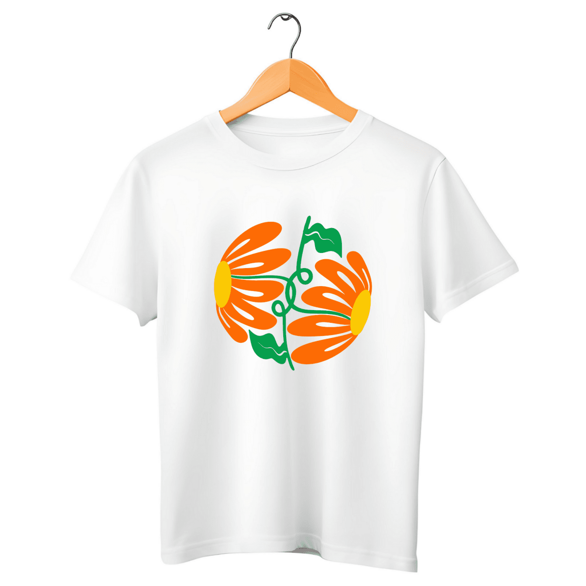 Camiseta Feminina Estampada de Algodão Naima - Ravian