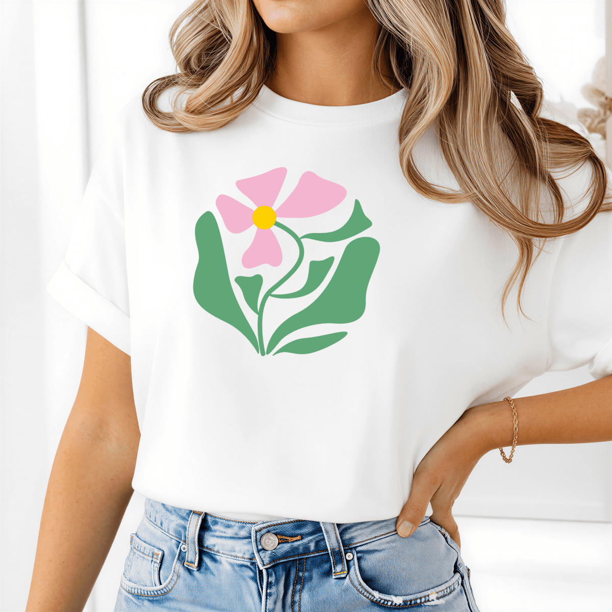 Camiseta Feminina Estampada de Algodão Nolia - Ravian