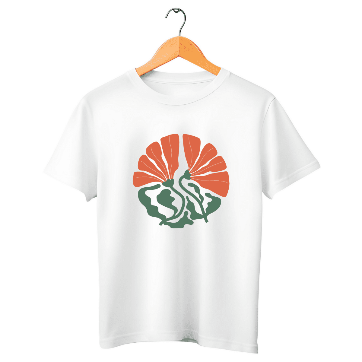 Camiseta Feminina Estampada de Algodão Ollia - Ravian