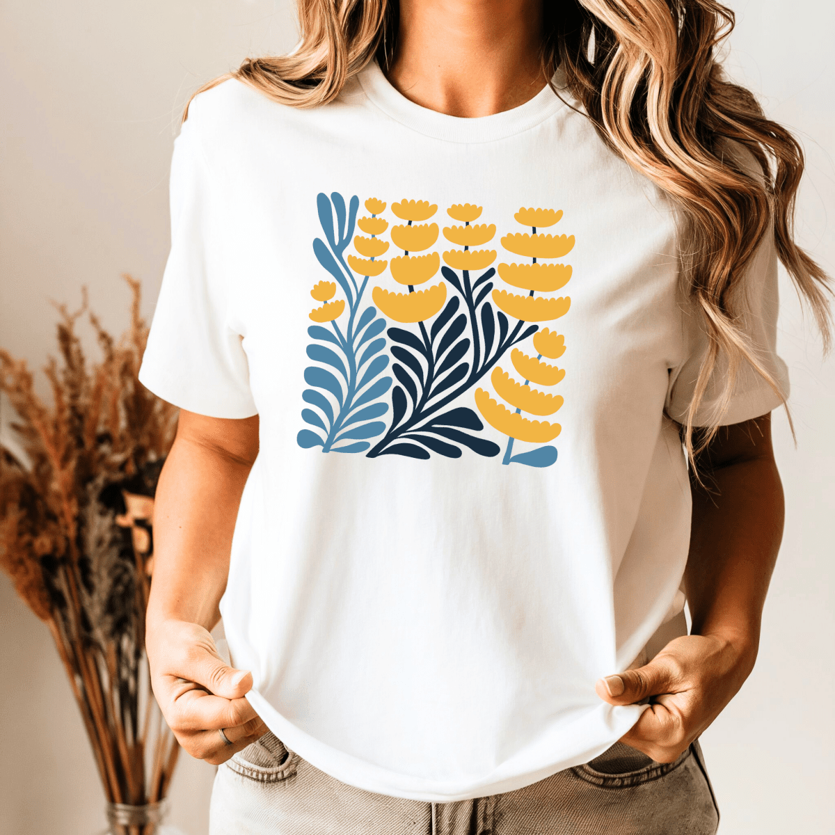 Camiseta Feminina Estampada de Manga Curta Arvada - Ravian